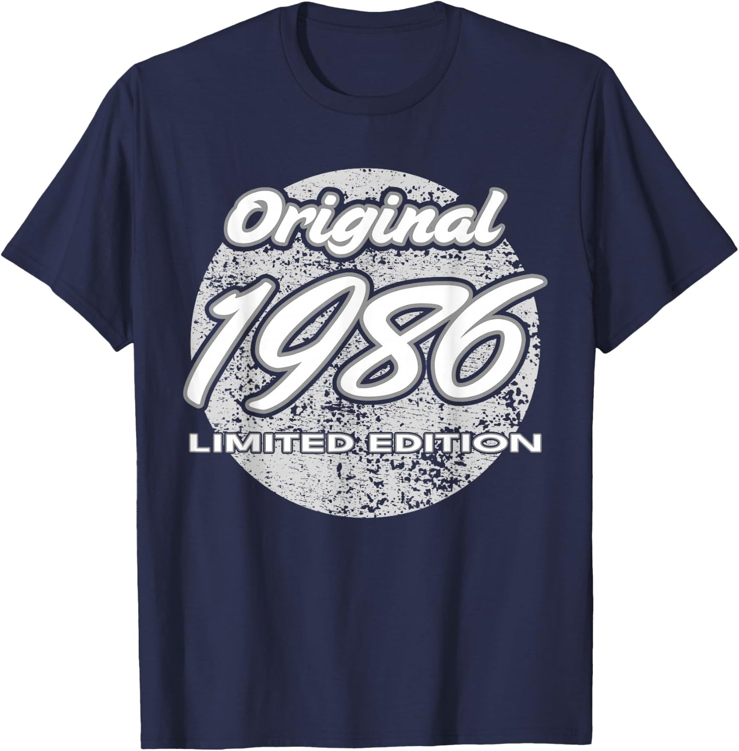 40e Anniversaire Homme Femme 40 Ans 1986 Cadeau drôle T-Shirt - T-Shirt | Navy
