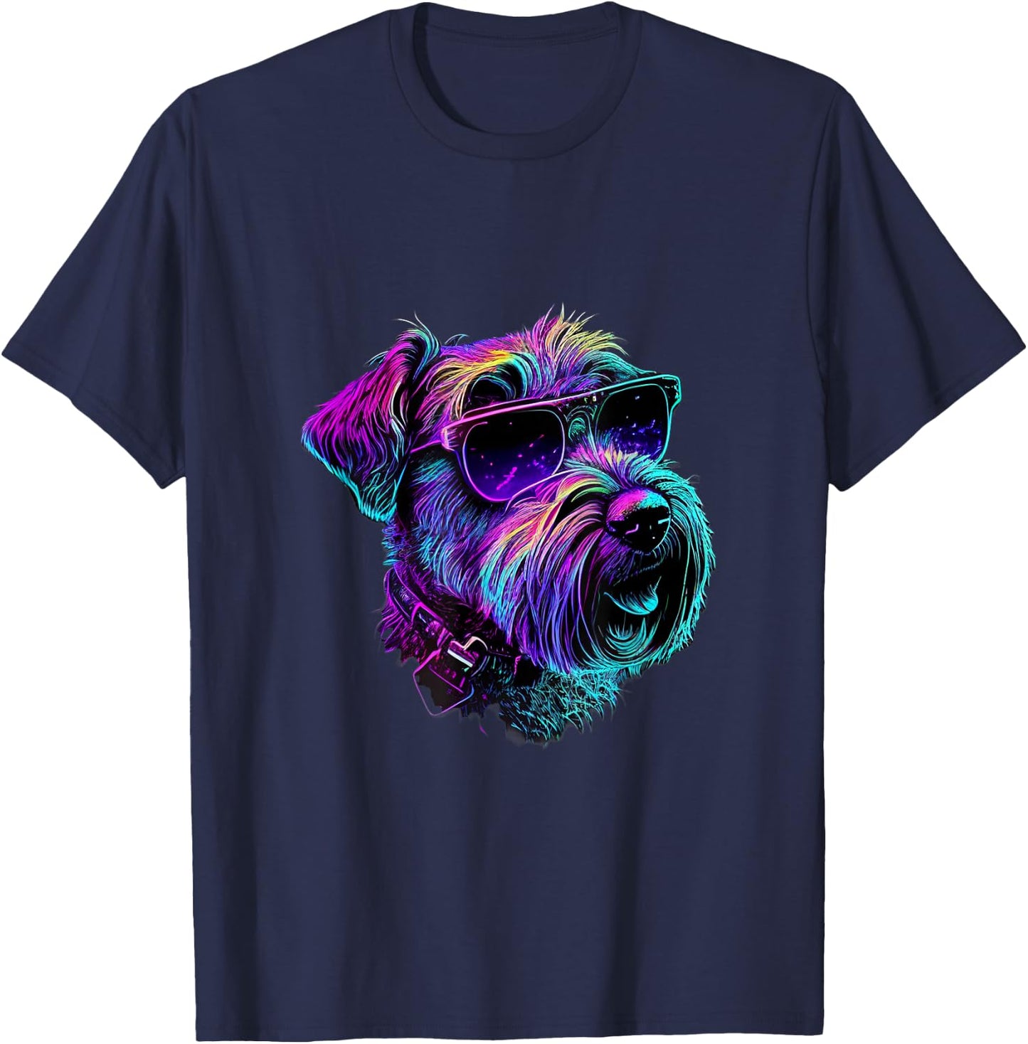Soft Coating Wheaten Terrier Dogs T-Shirt - T-Shirt | Navy
