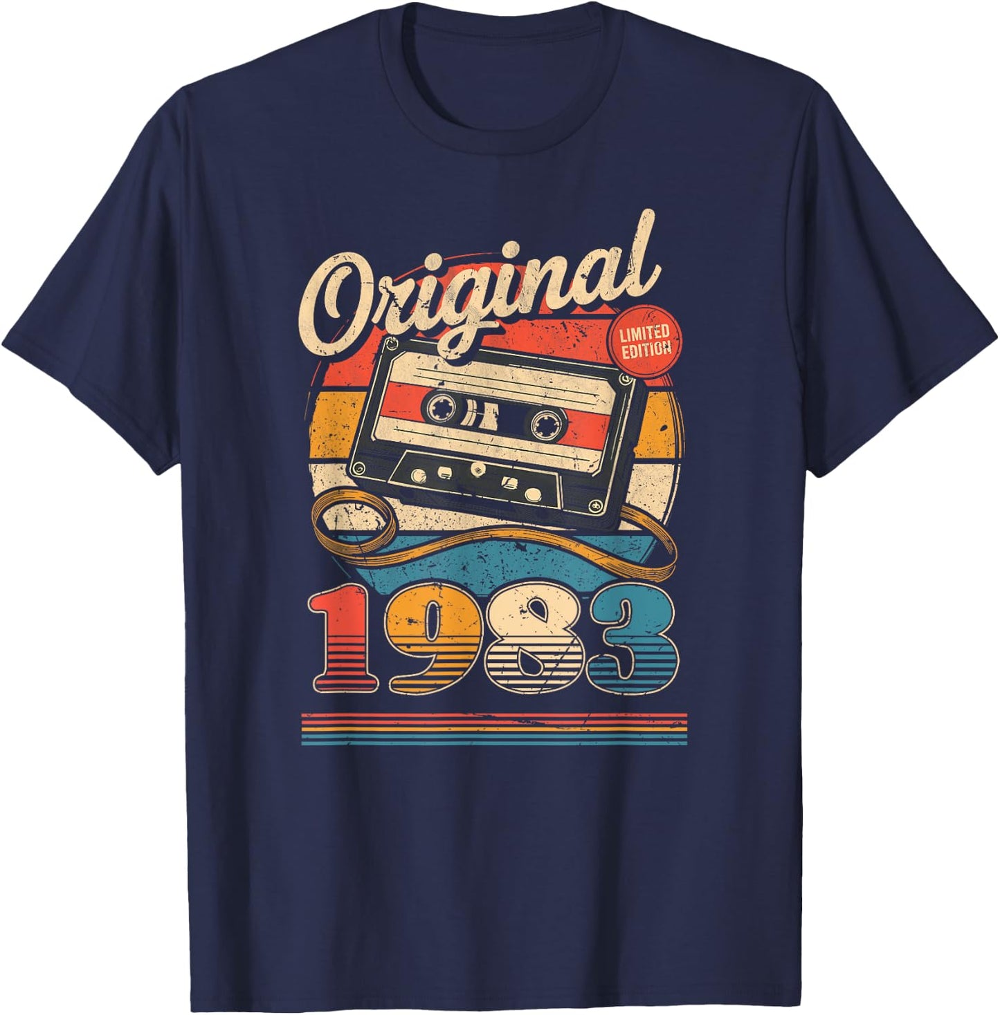 Original 1983 Vintage Birthday 42 Years Women T-Shirt - T-Shirt | Navy