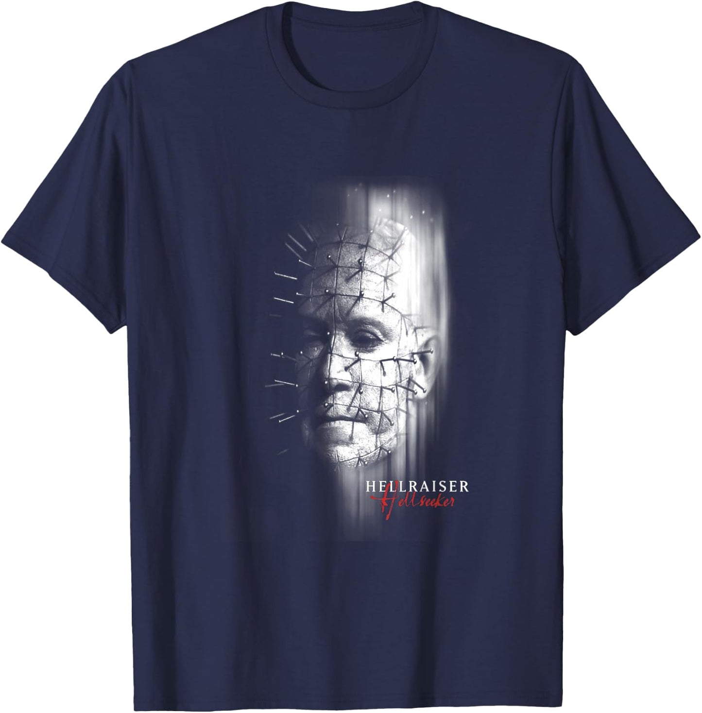 Hellraiser Hellseeker VI Logo PAPL14561 , Black, S T-Shirt - T-Shirt | Navy