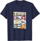 13th Birthday Anime Girl turns 13 pet cats watch anime T-Shirt - T-Shirt | Navy