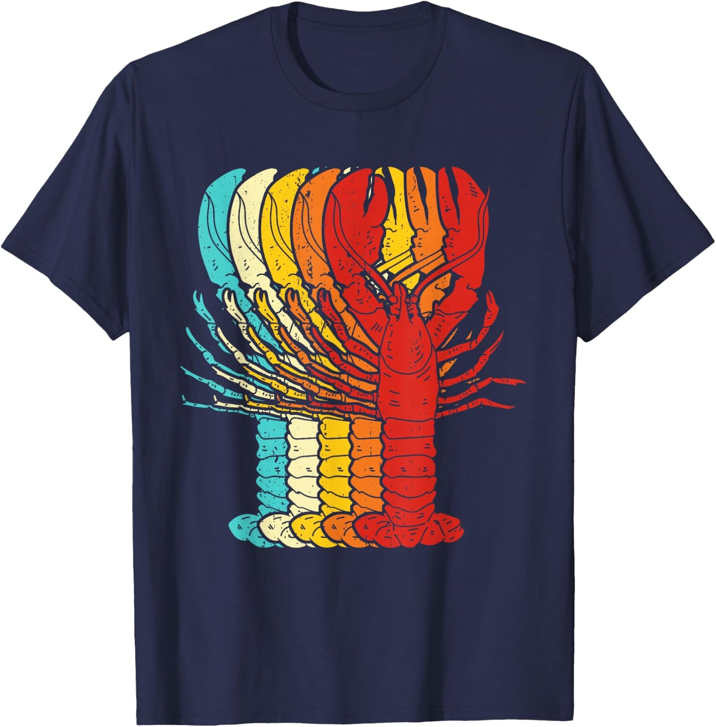 Vintage Lobster T-Shirt - T-Shirt | Navy