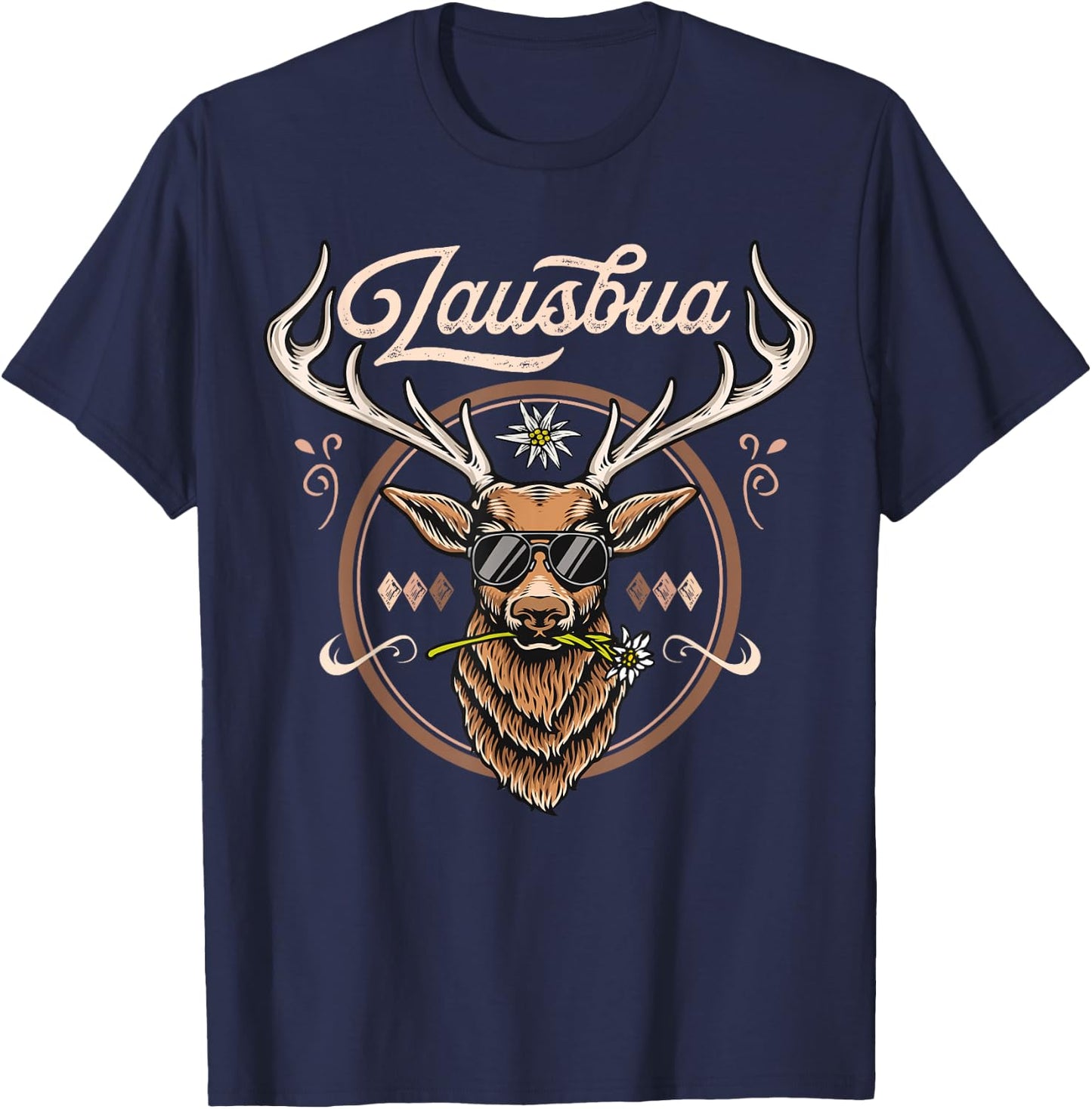 Lausbua Children's Costume , Lausbua , black T-Shirt - T-Shirt | Navy