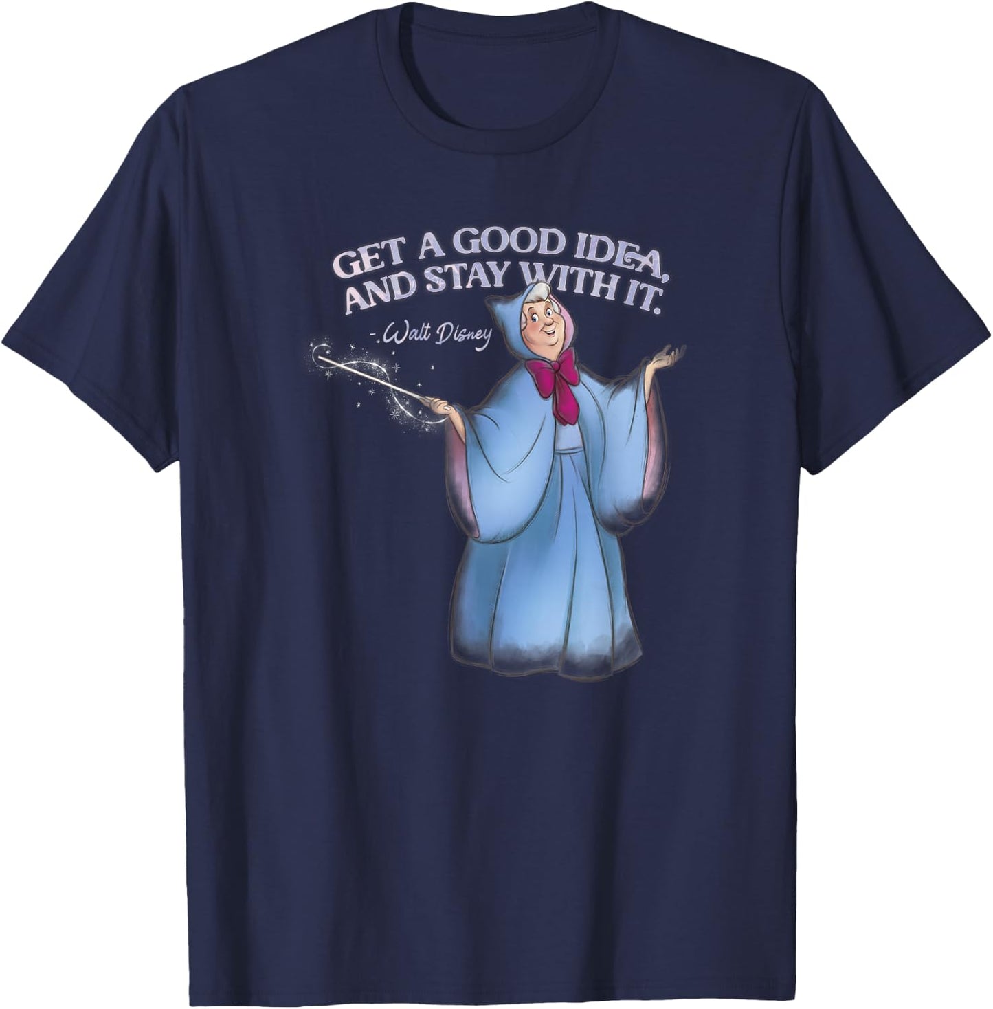 Disney Cinderella Fairy Godmother Good Idea Walt Disney T-Shirt - T-Shirt | Navy