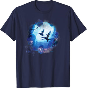 Avatar: The Way of Water Banshee NA’vi Night Flight T-Shirt - T-Shirt | Navy