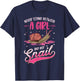 Snail Girl Roman Snail T-Shirt - T-Shirt | Navy