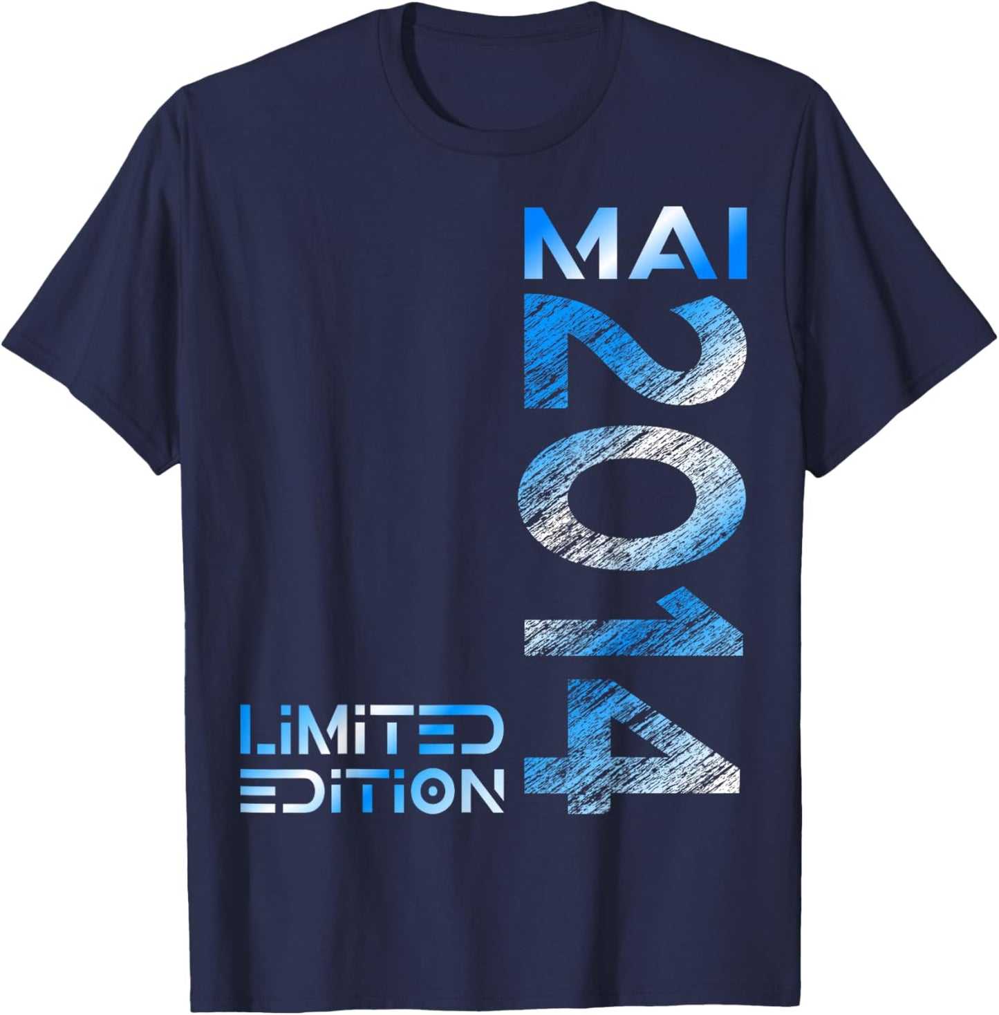 Limited Edition Mai 2014 Junge Mädchen 12. Geburtstag T-Shirt - T-Shirt | Navy