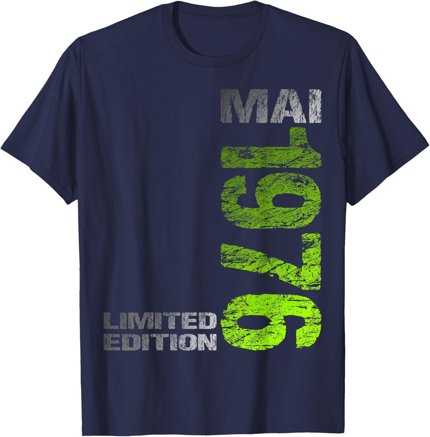 Limited Edition Mai 1976 Mann Frau 50. Geburtstag T-Shirt - T-Shirt | Navy
