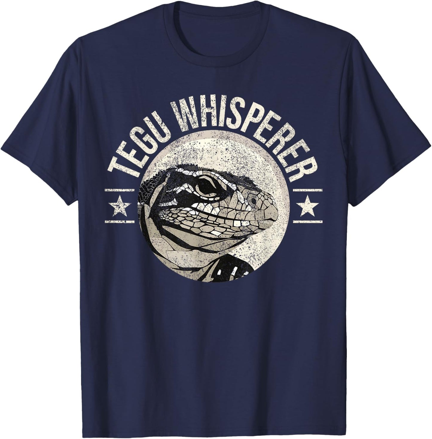 Tegu Lover Tegu Lizard Tegu Whisperer Hobby Tegu T-Shirt - T-Shirt | Navy