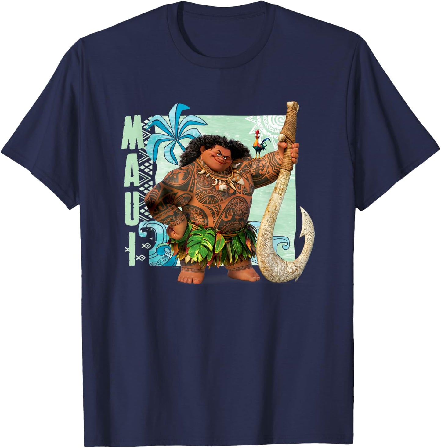 Moana Maui , black T-Shirt - T-Shirt | Navy