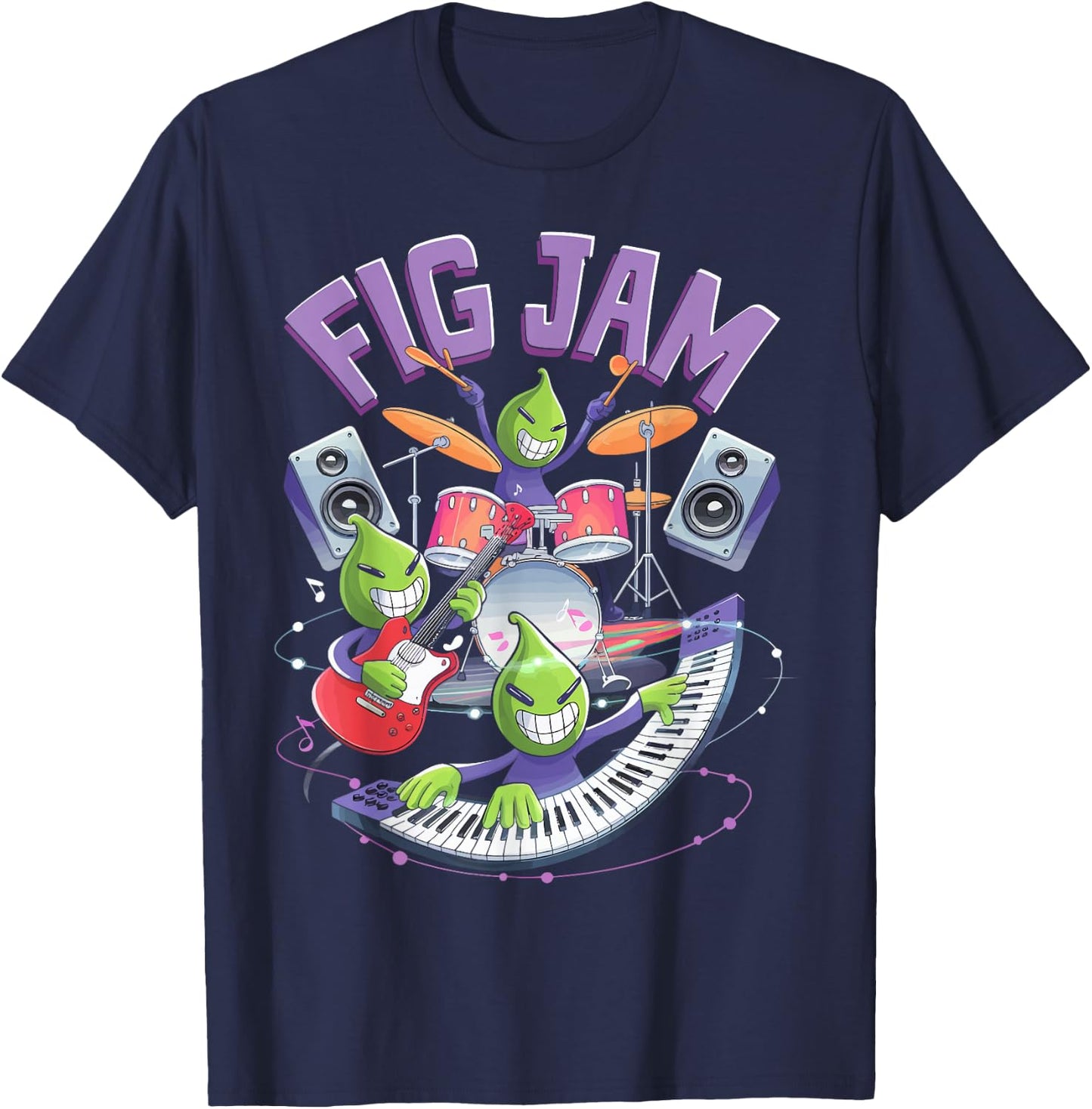 Fig Jam T-Shirt - T-Shirt | Navy
