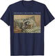 Retro Funny Probably Reading Trash Racoon Bookworms Teachers T-Shirt - T-Shirt | Navy