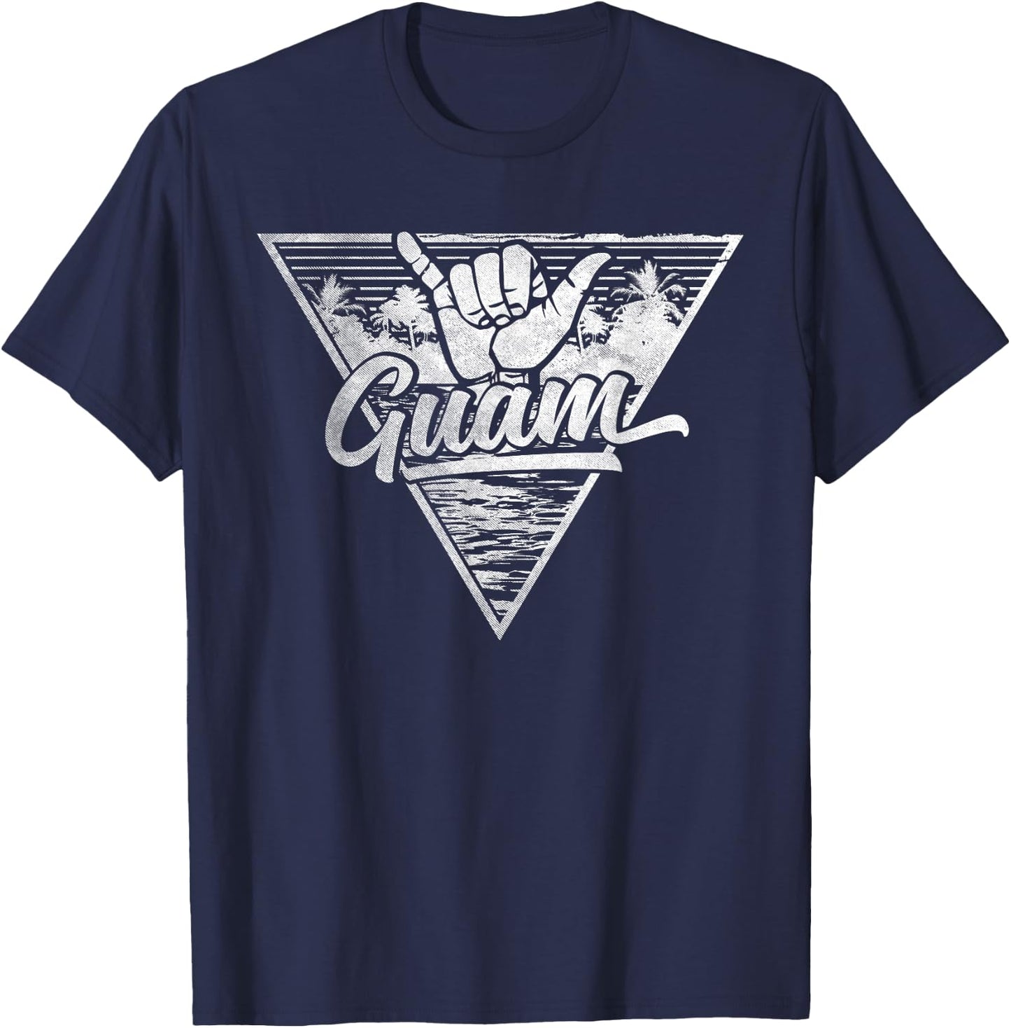 Shaka Guam Shirt - Guam T-Shirt - T-Shirt | Navy