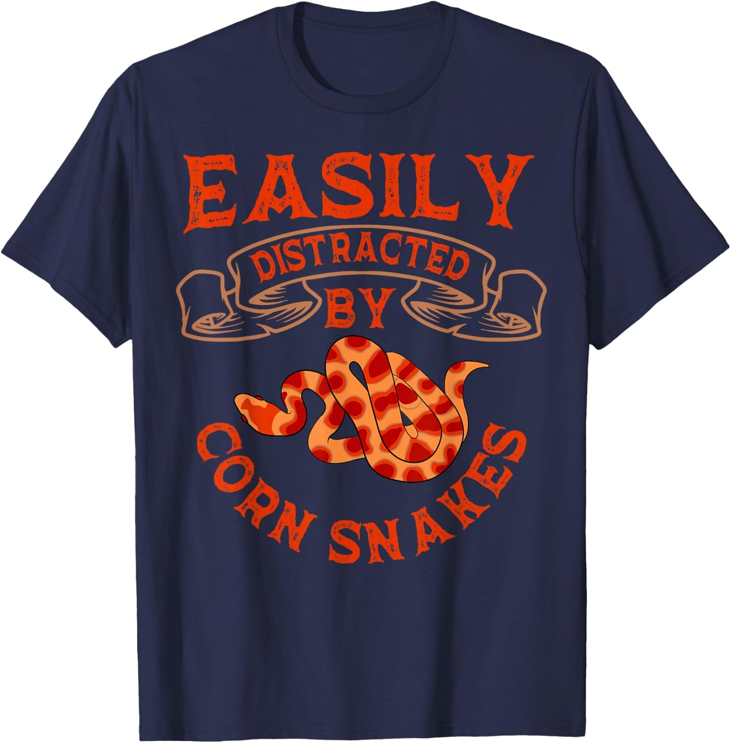Corn Snake Breeder Pet Keeper Herpetologist Reptile Lover T-Shirt - T-Shirt | Navy