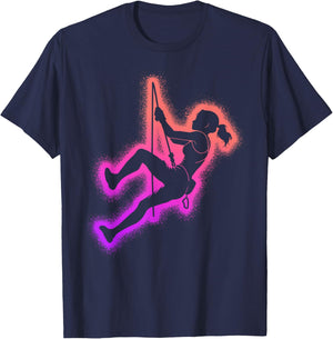 Bouldern Kletterer Bergsteigen Frauen Mädchen Klettern T-Shirt - T-Shirt | Navy