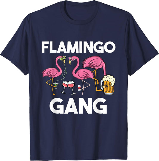 Flamingo Gang Flamingo T-Shirt - T-Shirt | Navy