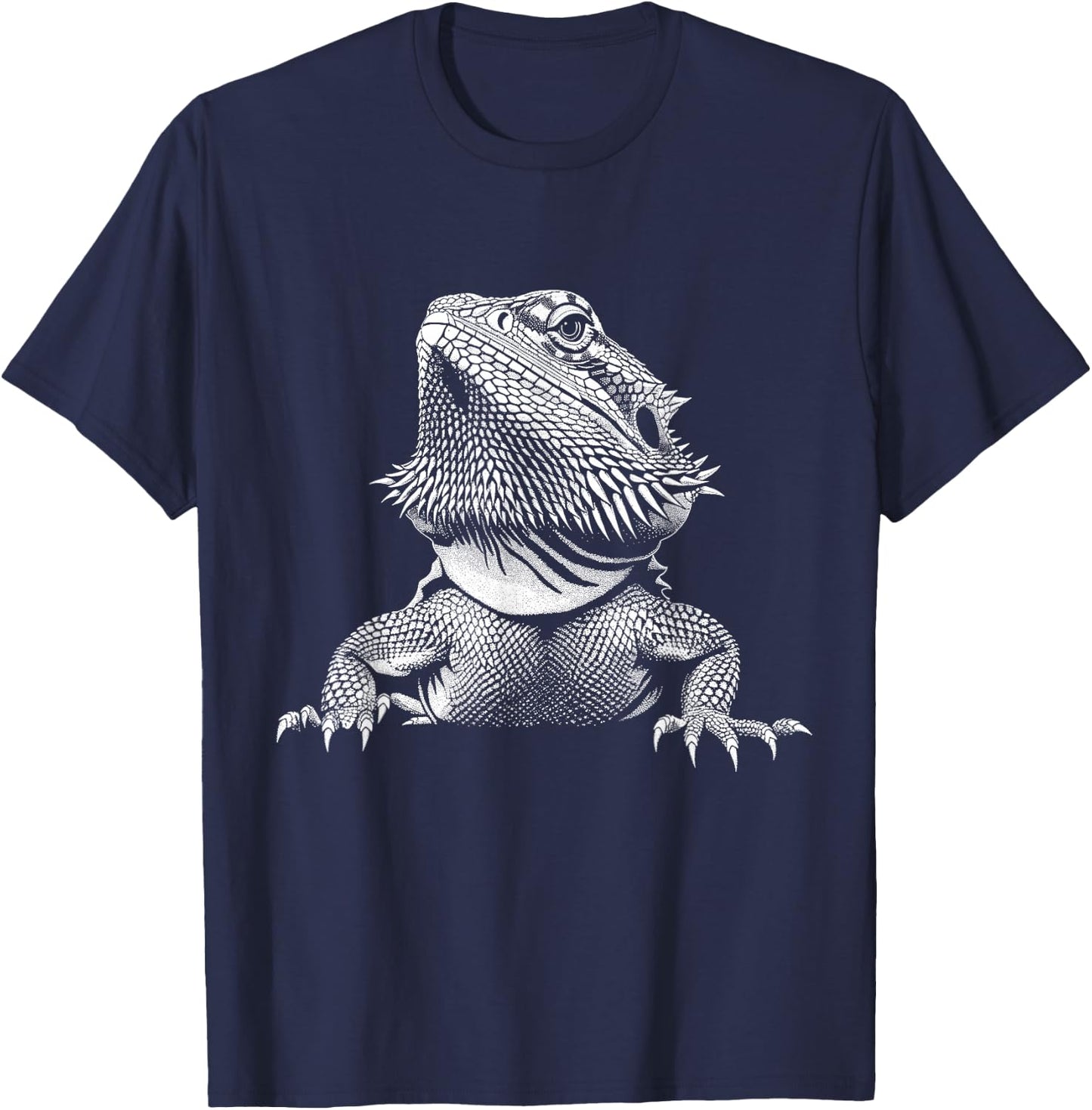 Bearded Dragon Reptile Lover T-Shirt - T-Shirt | Navy