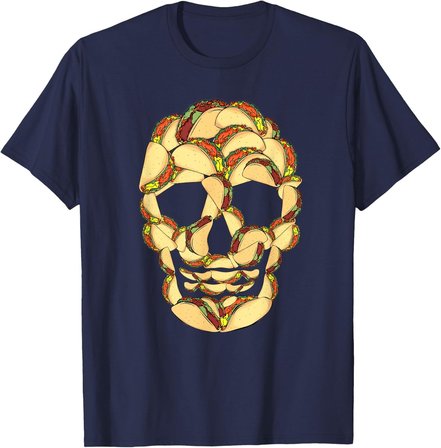 Taco Lover Men Cinco De Mayo Mexican Food Tacos T-Shirt - T-Shirt | Navy