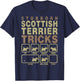 Pet Dog Lover Stubborn Tricks Scottish Terrier T-Shirt - T-Shirt | Navy