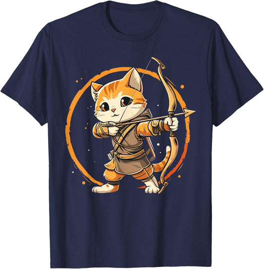 Archery , Women and Kids , black T-Shirt - T-Shirt | Navy