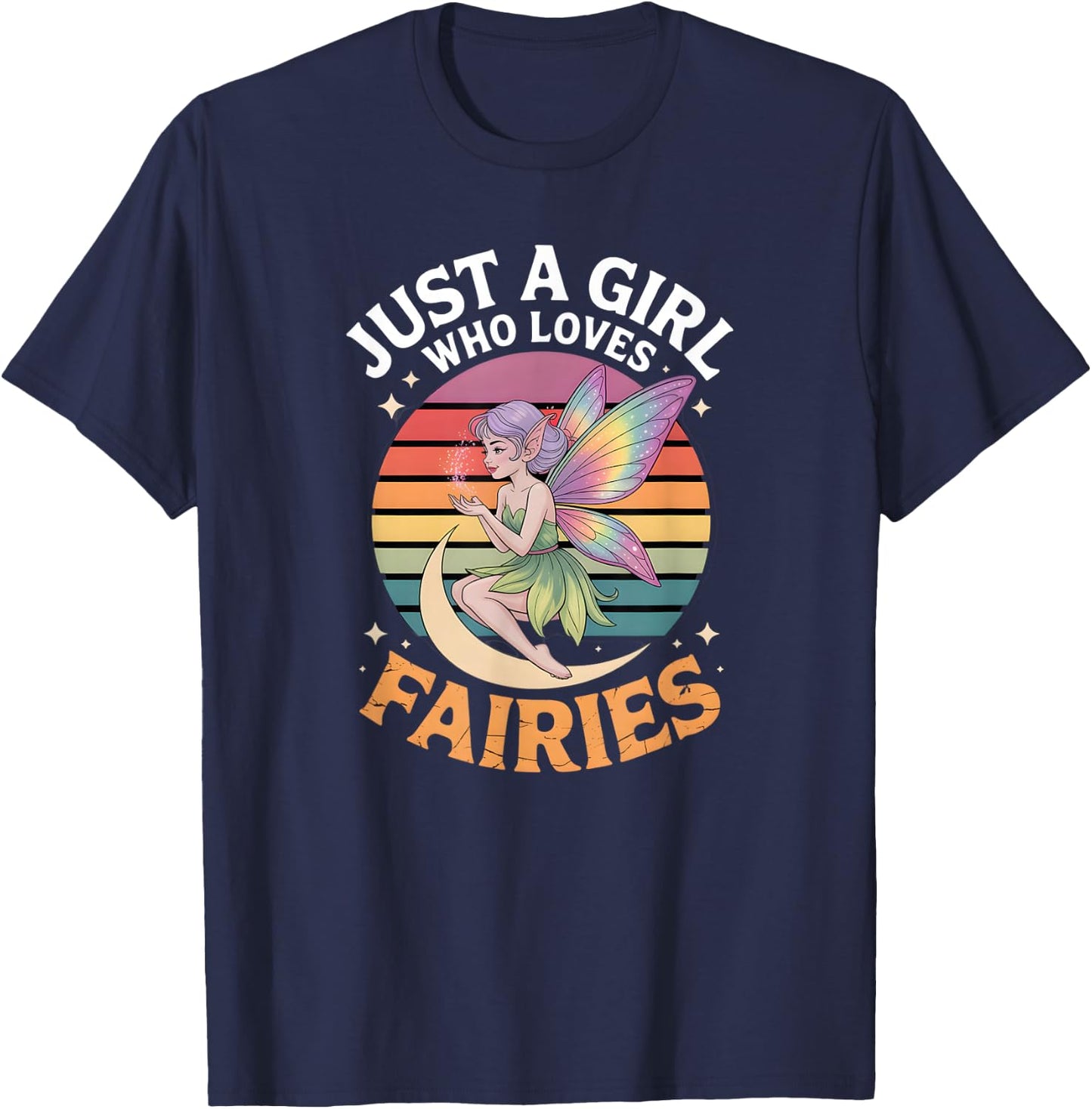 Girls Fairy T-Shirt - T-Shirt | Navy