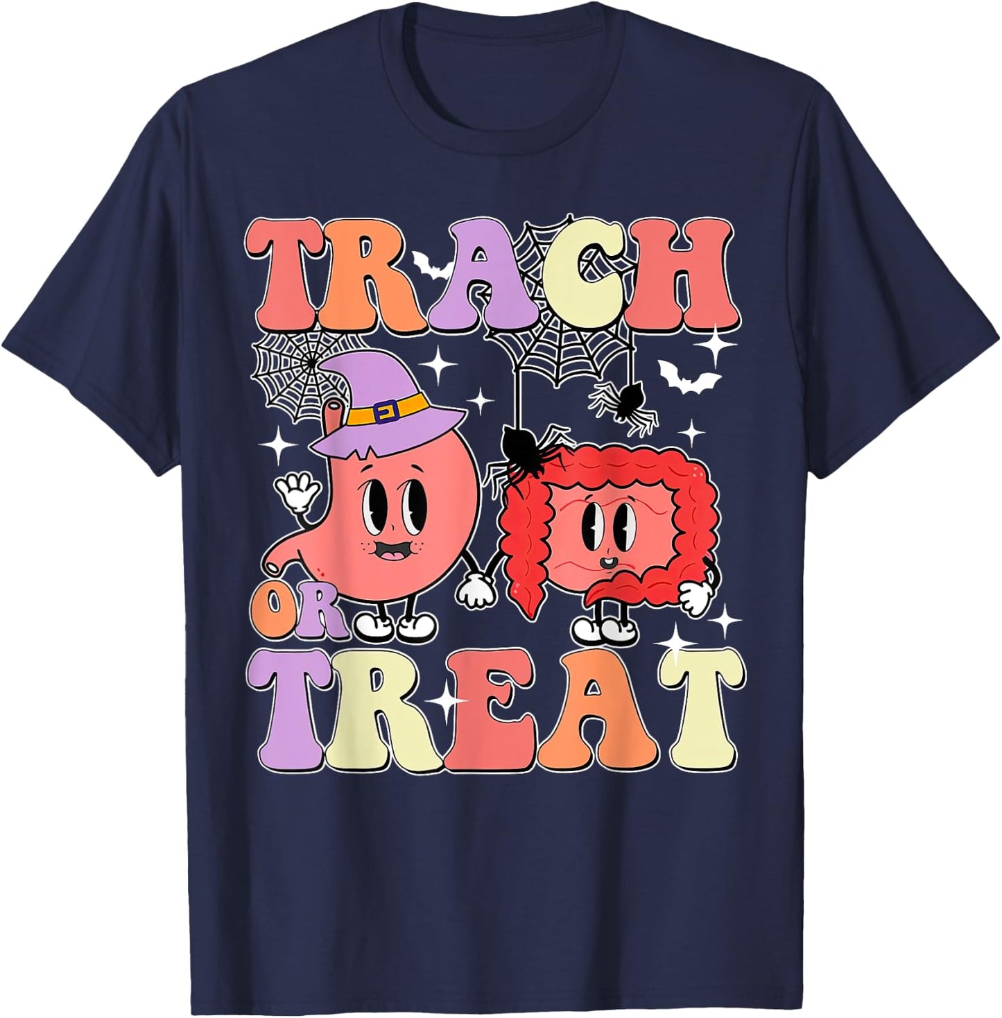 Gi Nurse Gastro Crew Colonoscopy Endoscopy RN Halloween T-Shirt - T-Shirt | Navy