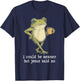 I Could Be Meaner But Jesus Said No Funny Frog T-Shirt - T-Shirt | Navy