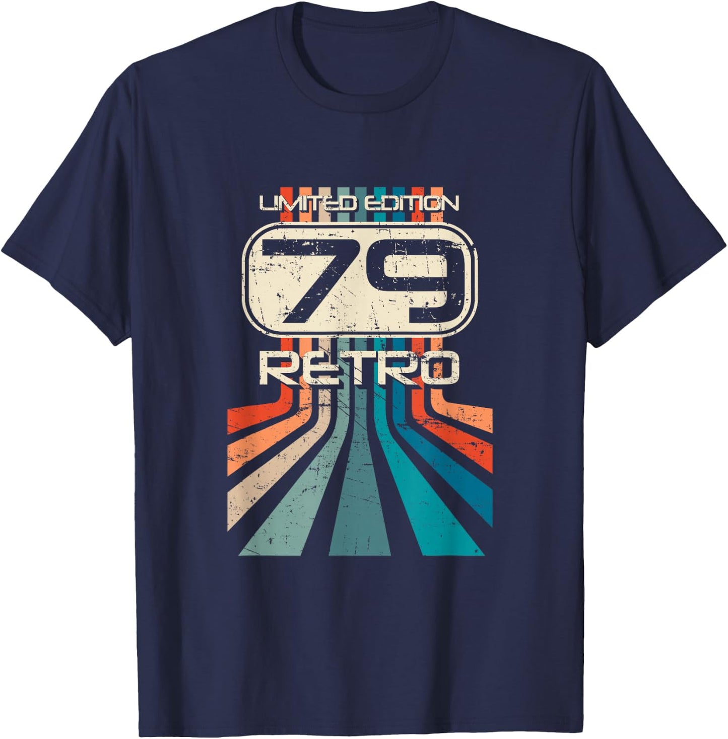 Limited Edition 1979 Retro - Jahrgangs T-Shirt - T-Shirt | Navy