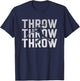 Javelin Throw Sports T Shirt Thrower Athlete Track T-Shirt - T-Shirt | Navy