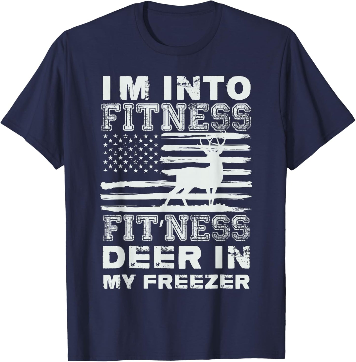 Father's Day Hunting Season Bow Hunt Elk Deer T-Shirt - T-Shirt | Navy