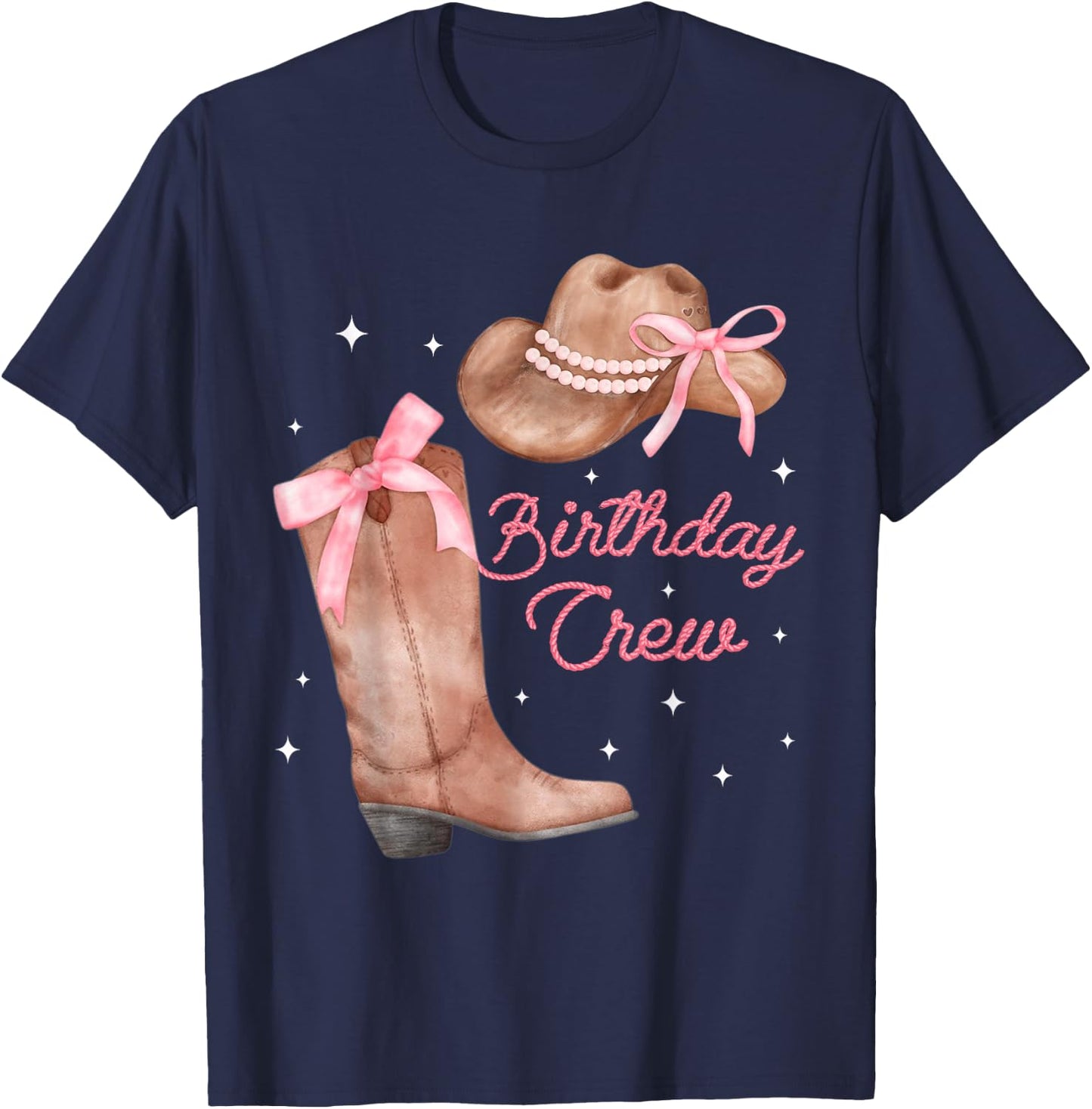 Boot Hat T-Shirt - T-Shirt | Navy