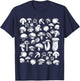 Wild Mushroom Shirt | Mycology Fungiphile Fungi Foraging T-Shirt - T-Shirt | Navy