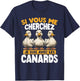 If You Are Looking For Me I Am With The Ducks , Black, S T-Shirt - T-Shirt | Navy