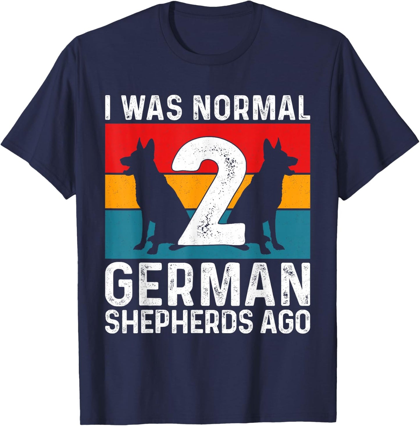 German Shepherd Men Women Dog Lover German Shepherd Puppy T-Shirt - T-Shirt | Navy