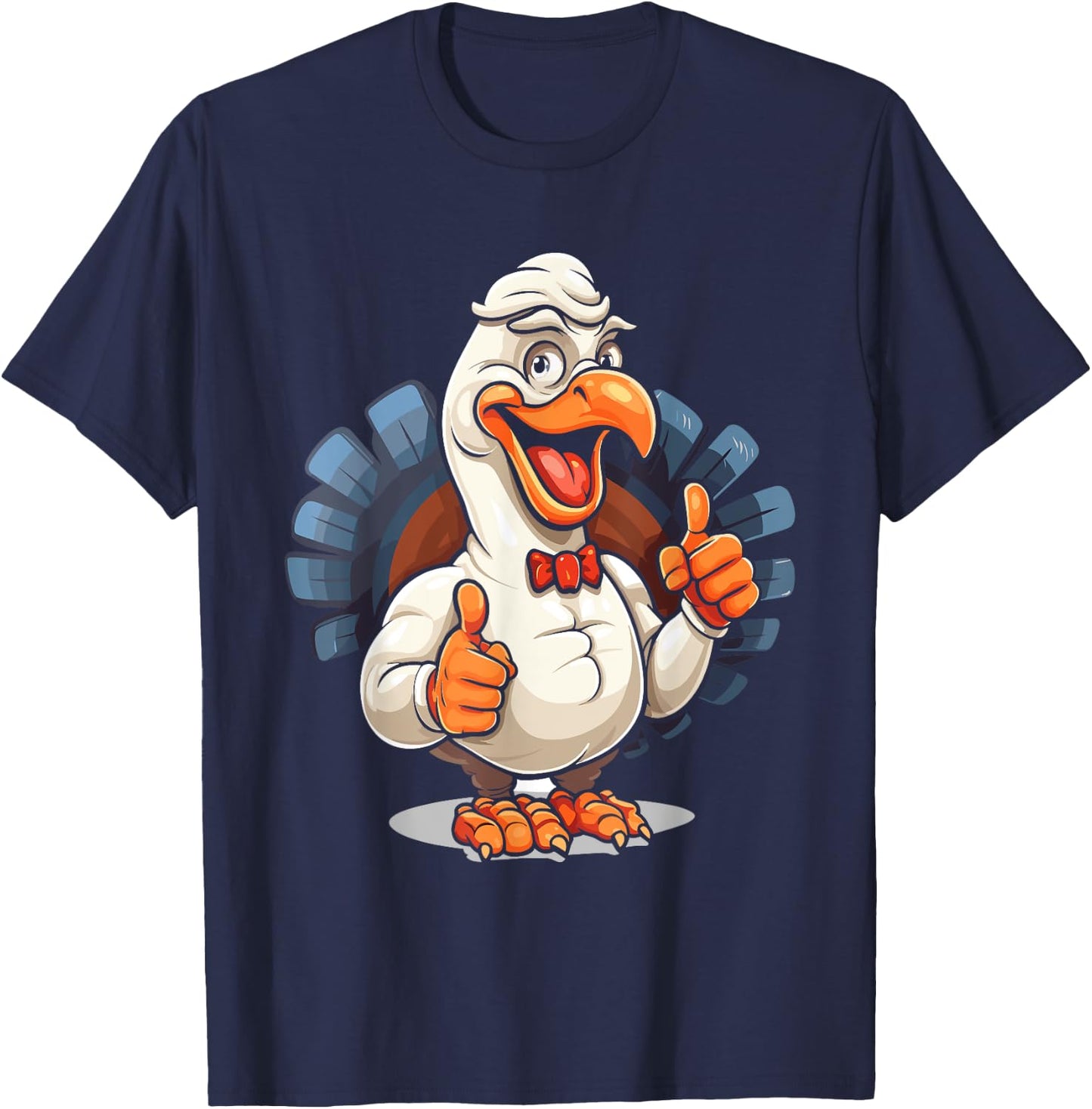 Thanksgiving Turkey T-Shirt - T-Shirt | Navy