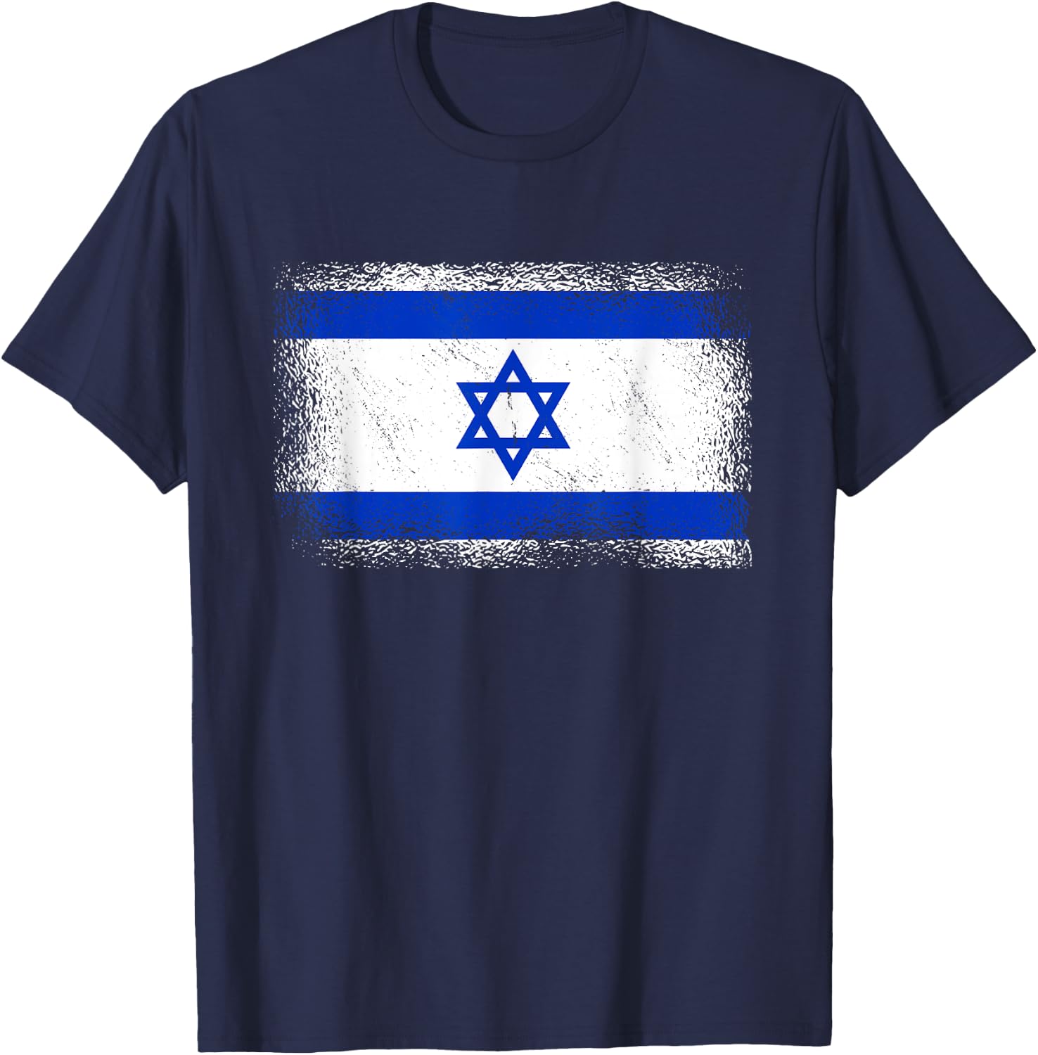 Israelische Flagge Israel T-Shirt - T-Shirt | Navy