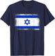 Israelische Flagge Israel T-Shirt - T-Shirt | Navy