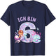 Kids Kids 6th Birthday Shirt Mermaid Mermaid Girls 6 Years , black T-Shirt - T-Shirt | Navy