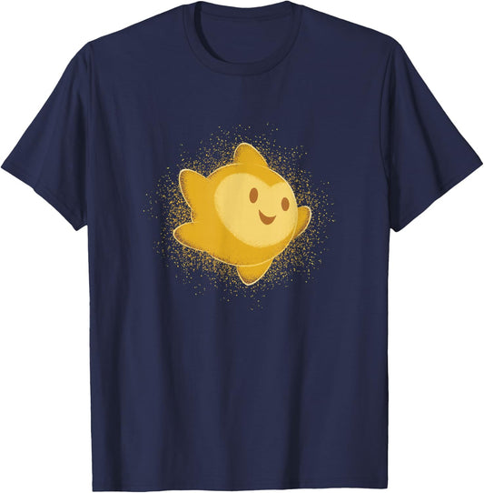 Disney Wish Shining Star Golden Celestial Portrait T-Shirt - T-Shirt | Navy