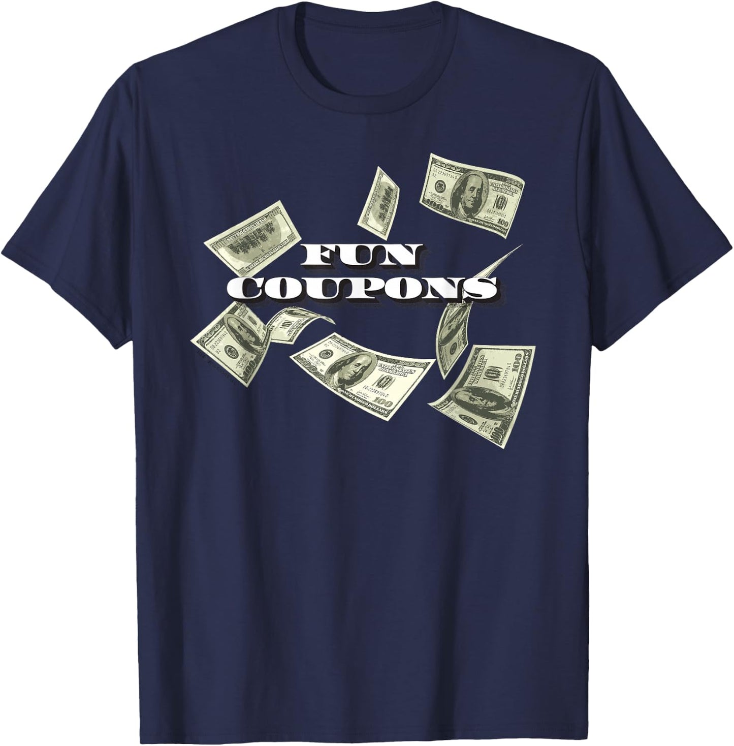 The Wolf of Wall Street Fun Coupons T-Shirt - T-Shirt | Navy