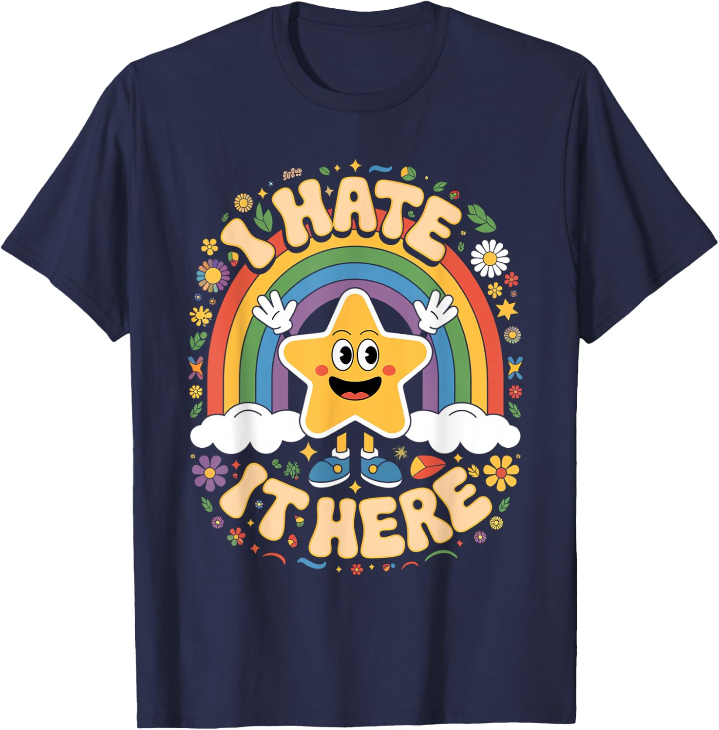 I hate it Here T-Shirt - T-Shirt | Navy