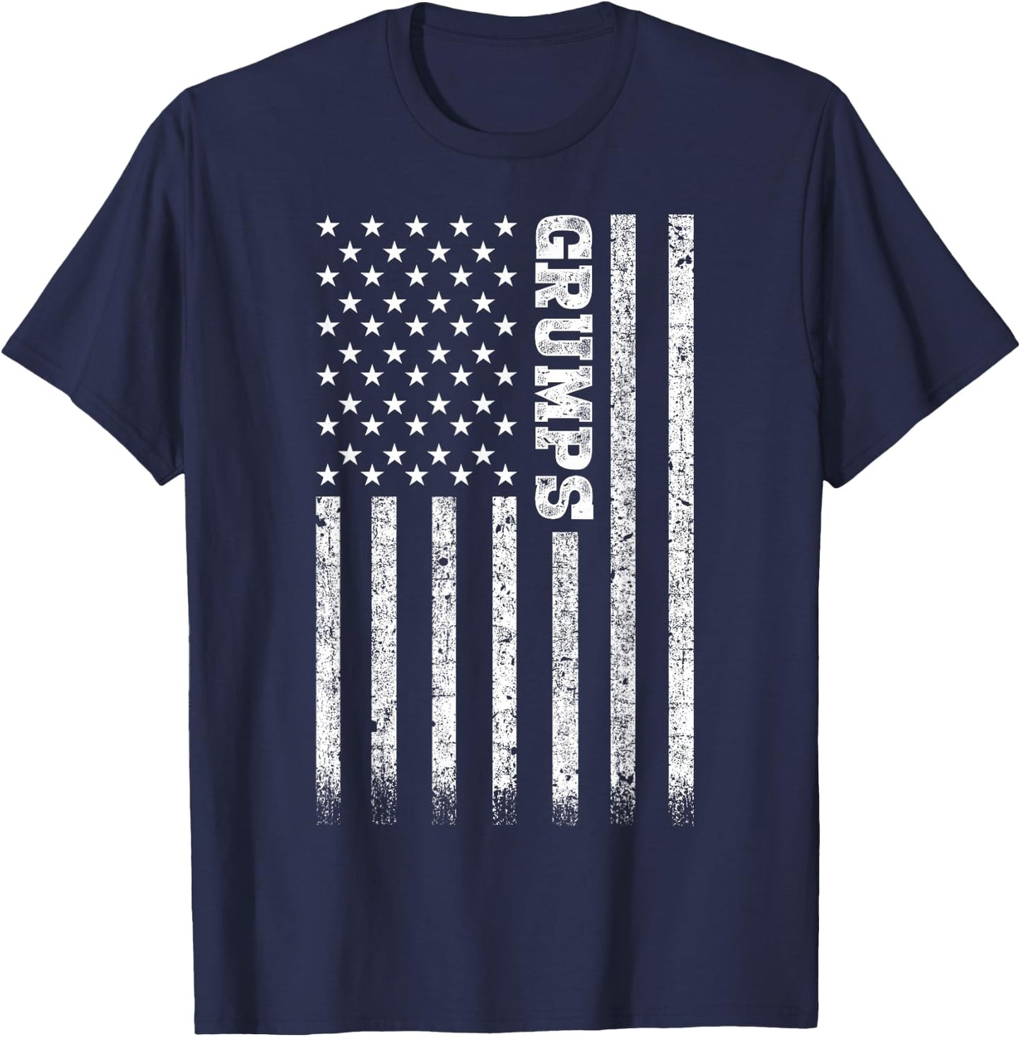 Gifts For Grumps American Flag T-Shirt - T-Shirt | Navy