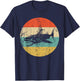 Great White Shark Retro Style Megalodon T-Shirt - T-Shirt | Navy