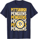 Pittsburgh Penguins Repeat Dark Heather Officially Licensed T-Shirt - T-Shirt | Navy