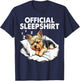 Yorkshire Terrier Yorkie Dog Official Sleep Pajamas T-Shirt - T-Shirt | Navy