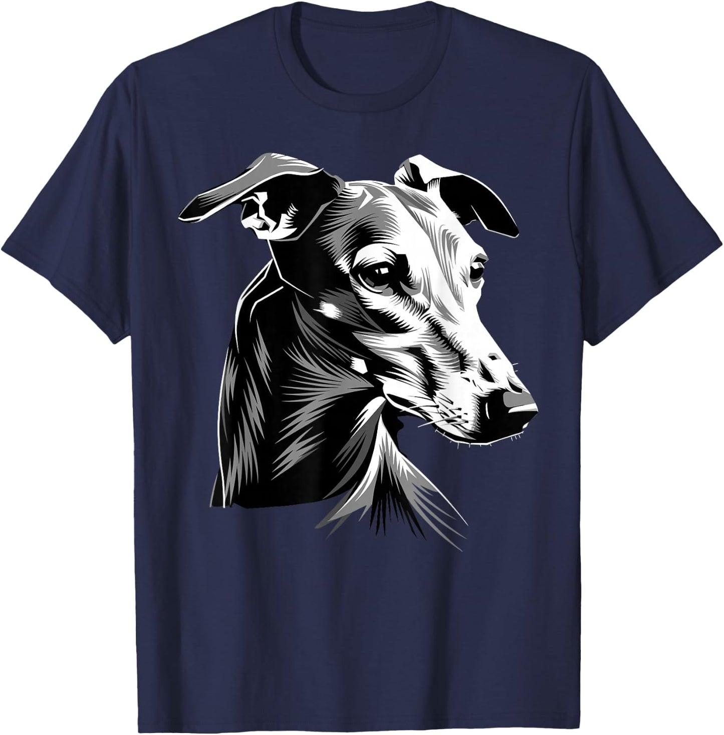 Greyhound Dog Love Greyhound Greyhound , black T-Shirt - T-Shirt | Navy