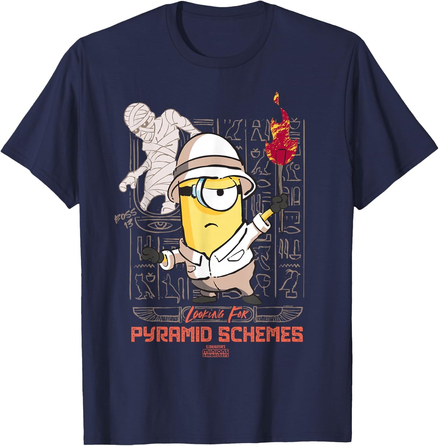 Minions & Monsters Pyramid Schemes T-Shirt - T-Shirt | Navy