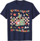 Rocking Around The Classroom Christmas Tree Guitar Student T-Shirt - T-Shirt | Navy