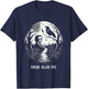Horror and Fantasy Creative Writing Macabre Art Edgar Allan Poe & Raven - -Youth, Black, Small T-Shirt - T-Shirt | Navy