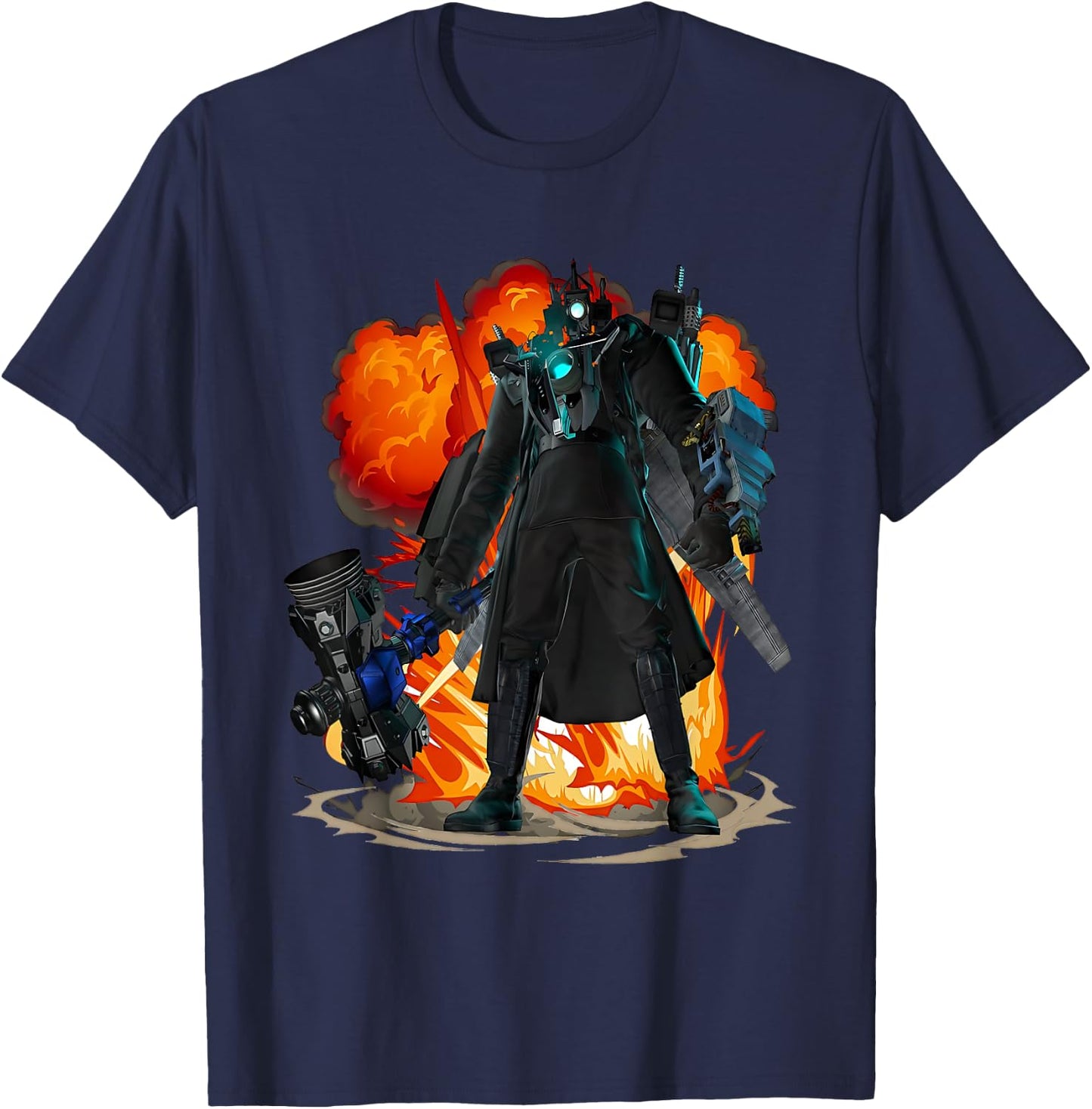 Birthday Boy Gifts for Kids, Adults Skibidi toilet T-Shirt - T-Shirt | Navy